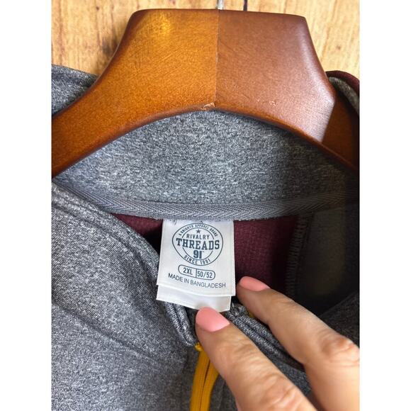 MN University of Minnesota Full Zip Warm Up Jacket with Pockets Men's Size 2XL - Picture 3 of 8